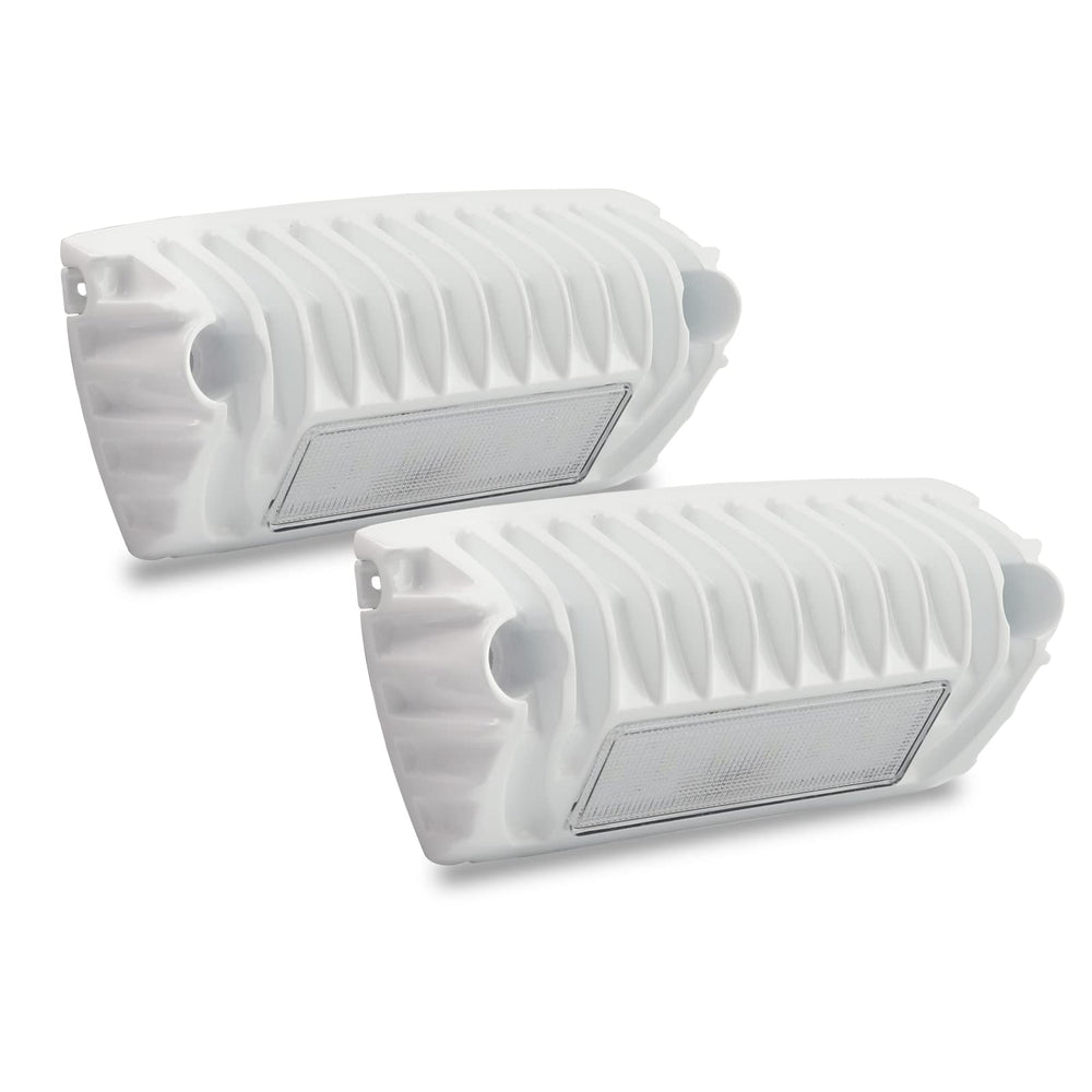 Chelhead RV porch light with wide illumination enhances outdoor safety.