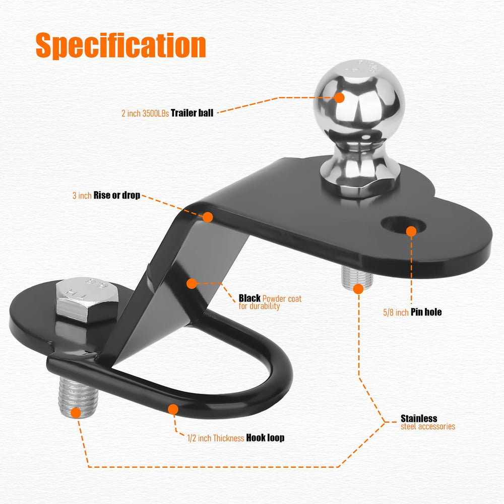 Chelhead D-ring option supports off-road recovery and secure attachments