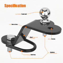 Chelhead D-ring option supports off-road recovery and secure attachments