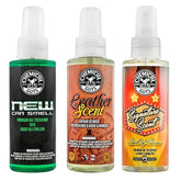 Chemical Guys AIR_301_04 new car scent sample kit packaging for in-car refresh.