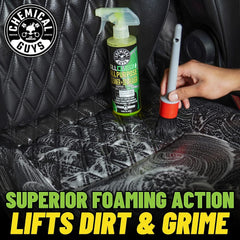 Engine bay surfaces treated with All Clean+ Citrus to lift grease