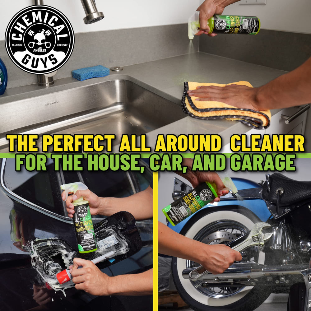 Chemical Guys All Clean+ engine bay cleaning without residue.