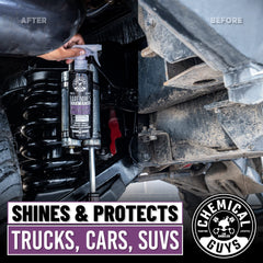 Chemical Guys Bare Bones Dark Shine one-gallon size ideal for garages and shops