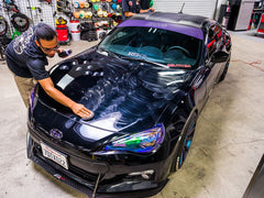 Chemical Guys Black Light delivers a wet gloss finish on dark paint