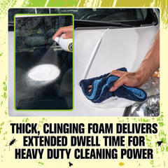 Chemical Guys Bug Sap Tar Remover mirrors and windshields for clearer pre-wash results.
