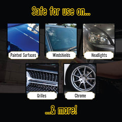 Chemical Guys Bug & Tar Wash glass and chrome cleaning delivering streak-free exterior shine