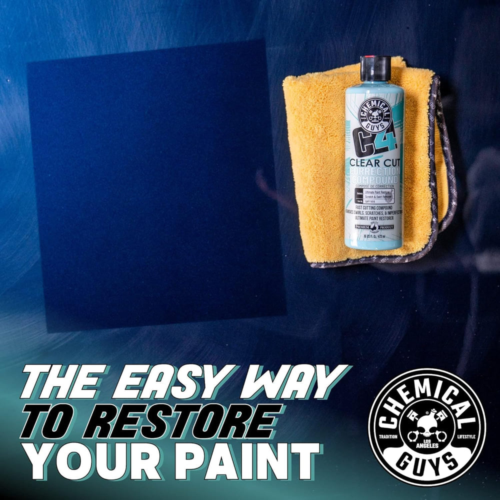 Chemical Guys C4 Clear Cut spreads easily for professional results