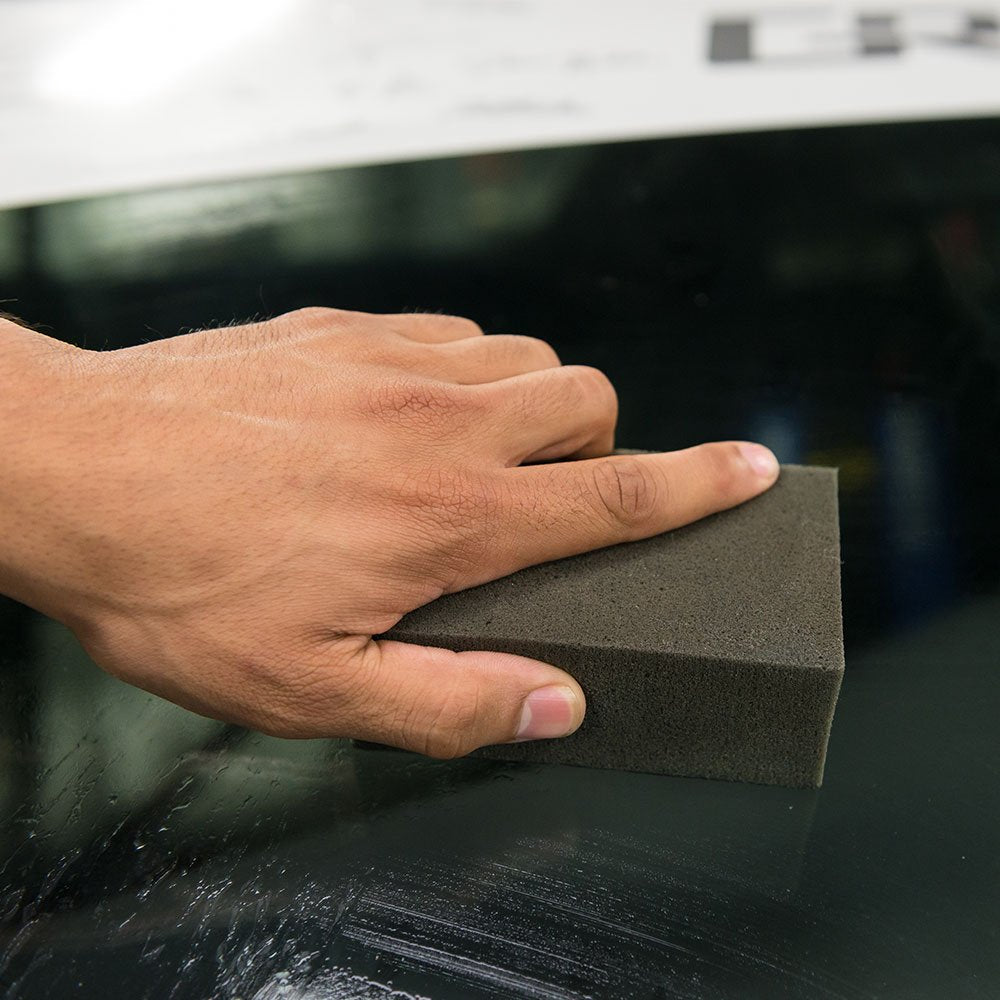 Clay Block V2 removes embedded contaminants for a cleaner paint surface.