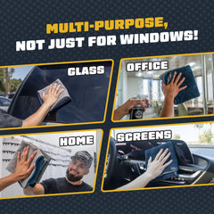 Chemical Guys Clean Stroke 16x16 inch two-pack for precise windshield work