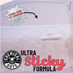 Chemical Guys Sticky Snowball pH-balanced formula protects waxes and sealants during drying.