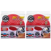Chemical Guys Cyclone Dirt Trap red bucket insert capturing grit for safer car washing.