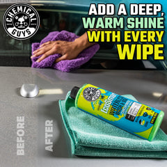 Chemical Guys EcoSmart applied to motorcycle chrome for a protected finish