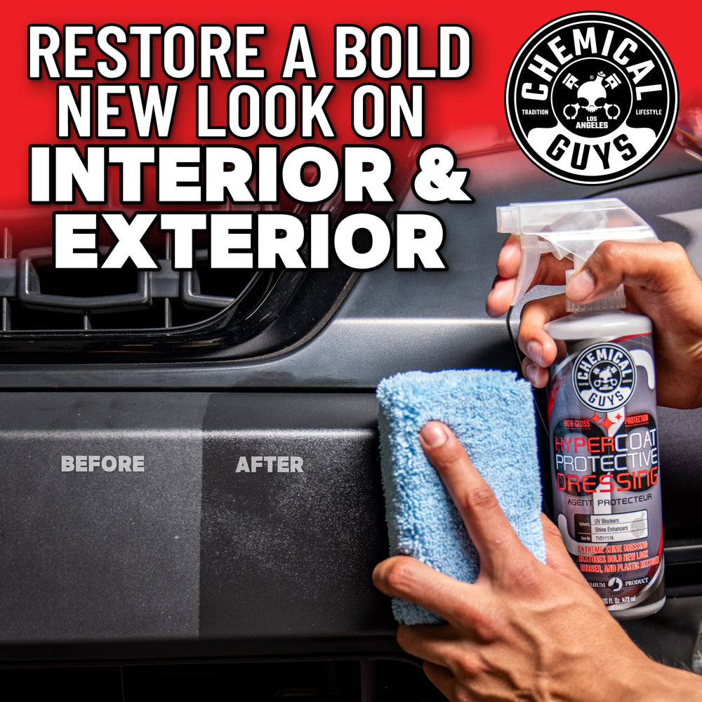 Chemical Guys G6 HyperCoat dashboard application creates a rich, non-greasy finish.