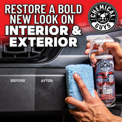 Chemical Guys G6 HyperCoat dashboard application creates a rich, non-greasy finish.
