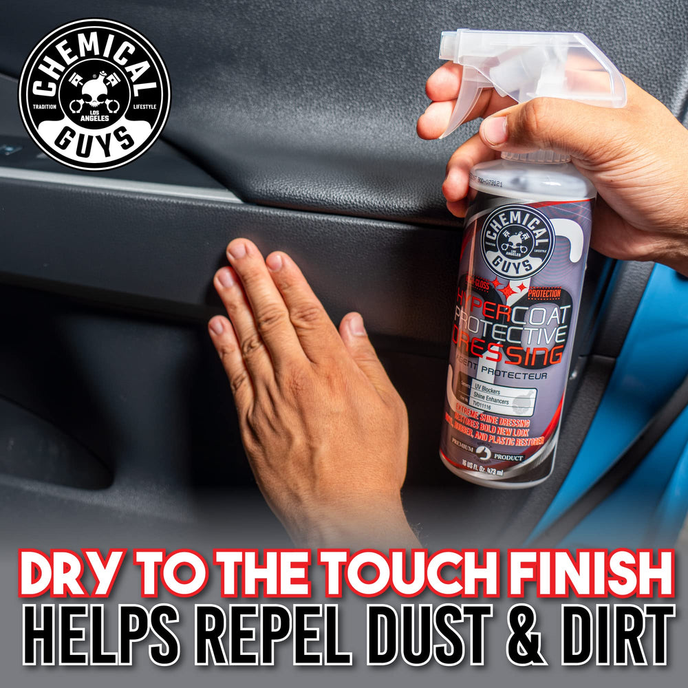 Chemical Guys G6 HyperCoat exterior trim shine for lasting color and protection.