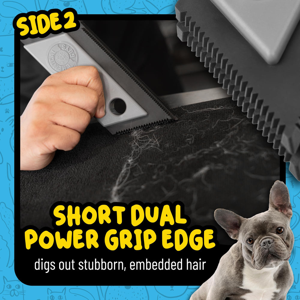 Grubbie Edge ergonomic handle enables precise detailing in tight spaces