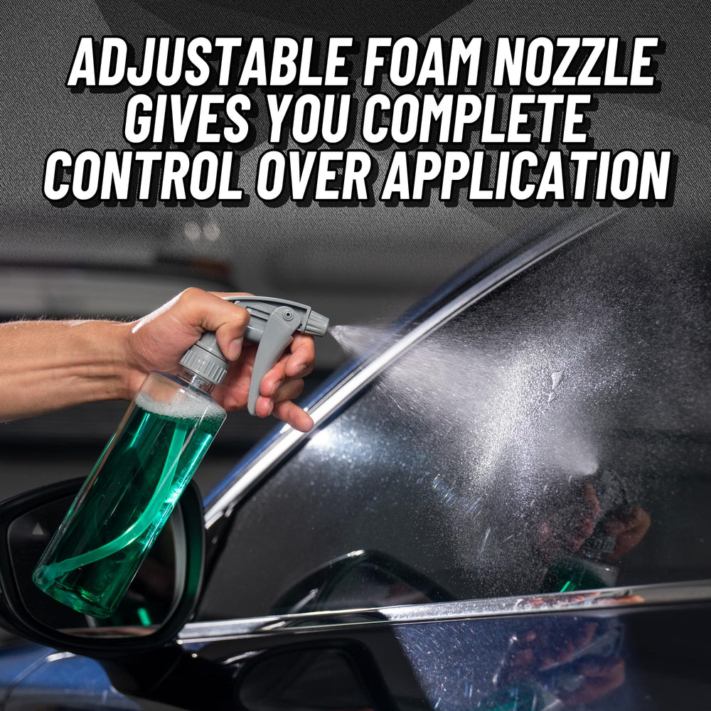Chemical Guys sprayer with chemical-resistant trigger and Viton O-ring.