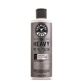 Chemical Guys Heavy Metal Polish Restorer on chrome wheels for a showroom-bright, protected finish.