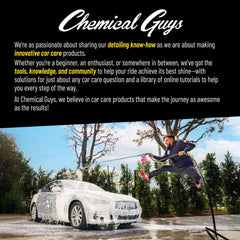 Chemical Guys Hex-Logic 3-pack display of durable finishing pads for multi-step detailing.