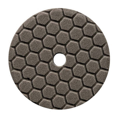 Chemical Guys Hex-Logic Quantum finishing pad in black, top view, designed for even sealant spread