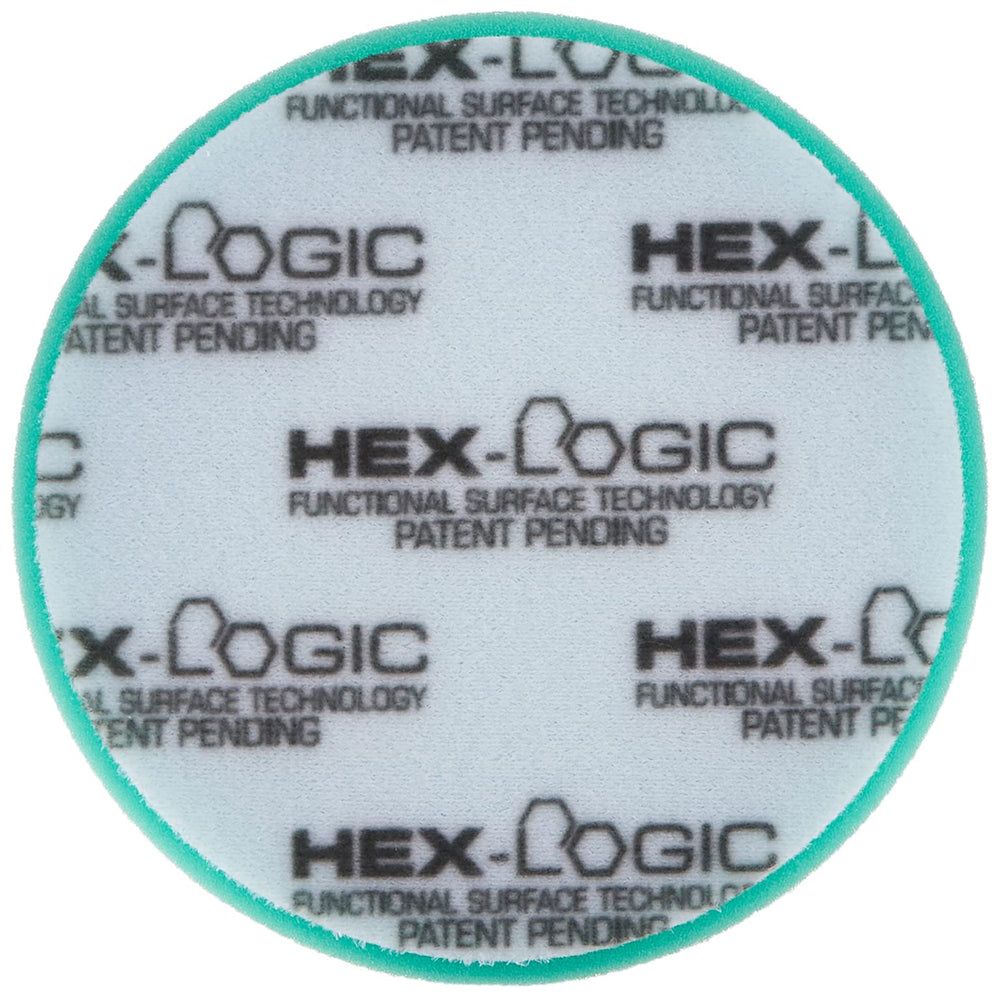 Chemical Guys Hex-Logic surface with hex grooves delivering uniform finish.