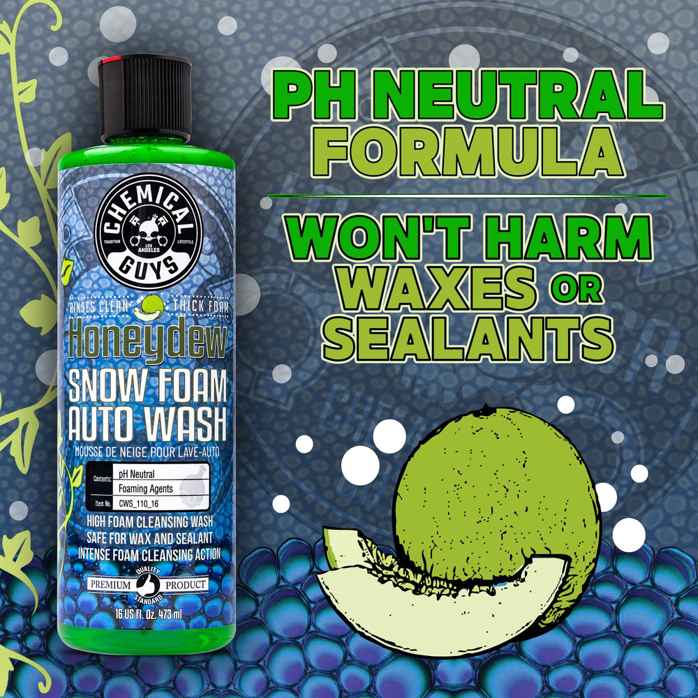 Chemical Guys Honeydew Snow Foam after-wash shine and gloss