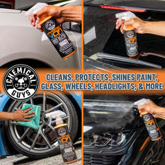 Exterior protection spray from Hybrid V7 shields against elements