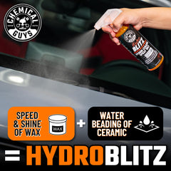 Close-up of HydroBlitz applied to trim for a polished look.
