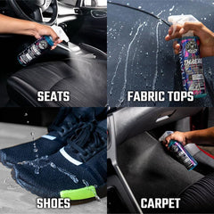 Chemical Guys HydroThread UV protection on fabric preserves color and prevents fading.