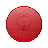 Chemical Guys IAI518 red bucket lid on a bucket used as a seat for detailing tasks.