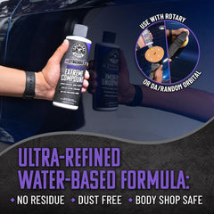 Chemical Guys Insynchro Supreme Extreme Compound motor polisher setup signals tool versatility.