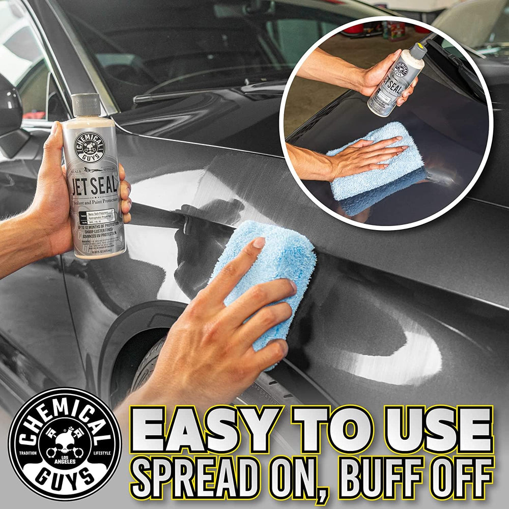 Chemical Guys JetSeal kit with two applicator pads for even coverage