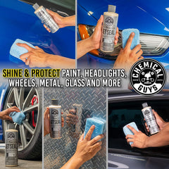Chemical Guys JetSeal high gloss finish on a clean painted panel