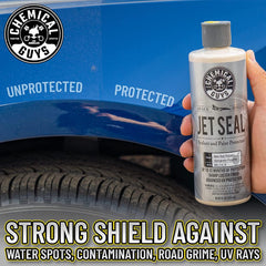 Chemical Guys JetSeal protecting paint, glass, and metal from dirt