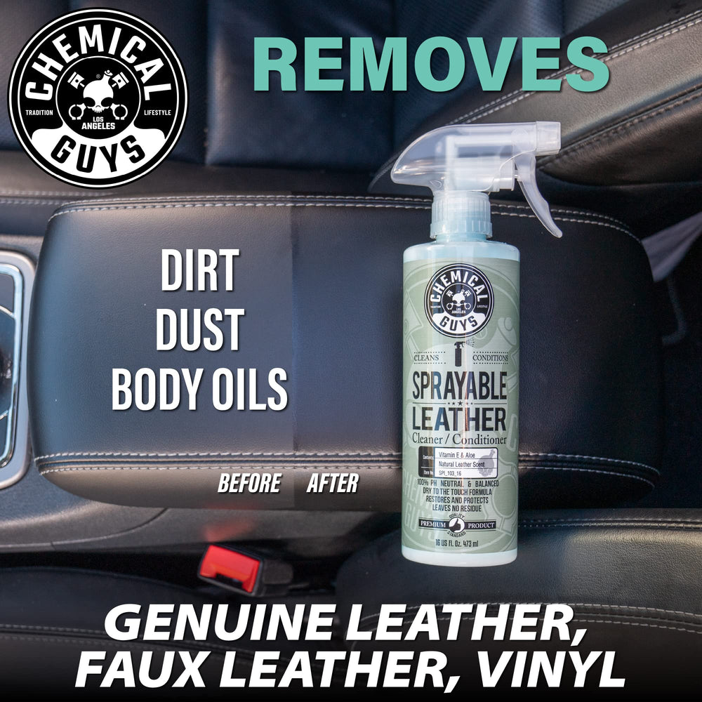 Versatile leather care for car, furniture, and apparel with kit