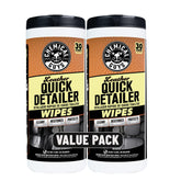 Chemical Guys Leather Quick Detailer Wipes canister for easy on-the-go touch-ups