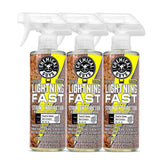 Chemical Guys Lightning Fast bottle closeup for quick fabric stain removal