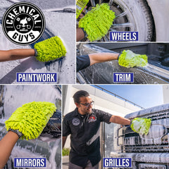 Chemical Guys long-fiber mitt reaches into nooks and crannies