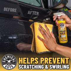 Chemical Guys machine-washable towels maintain softness after hundreds of washes.