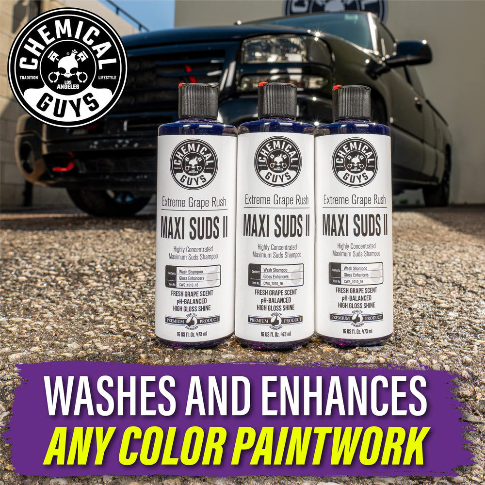 Grape scent of Maxi Suds II enhancing the washing experience