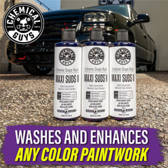 Grape scent of Maxi Suds II enhancing the washing experience