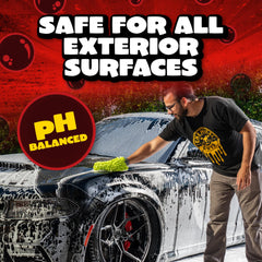 pH-balanced formula helps preserve wax and sealants.
