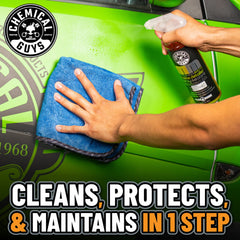 Chemical Guys Meticulous Matte Detailer preserves the matte look without adding shine.