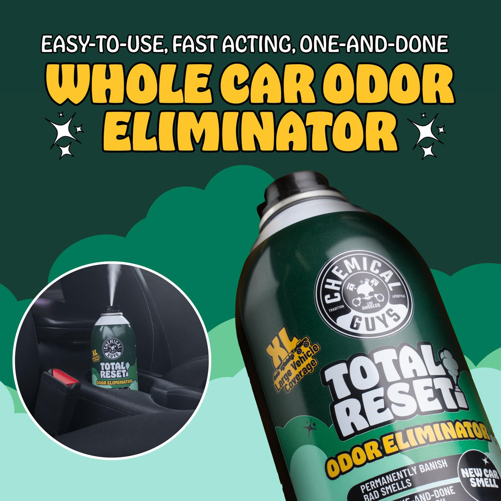 Fogger mist penetrates vehicle interior for deep odor removal and refreshment.