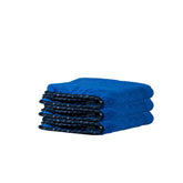 Chemical Guys blue microfiber towel for drying and buffing on cars