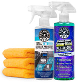 Chemical Guys Raging Rhino panel spray application for a streak-free glossy finish.