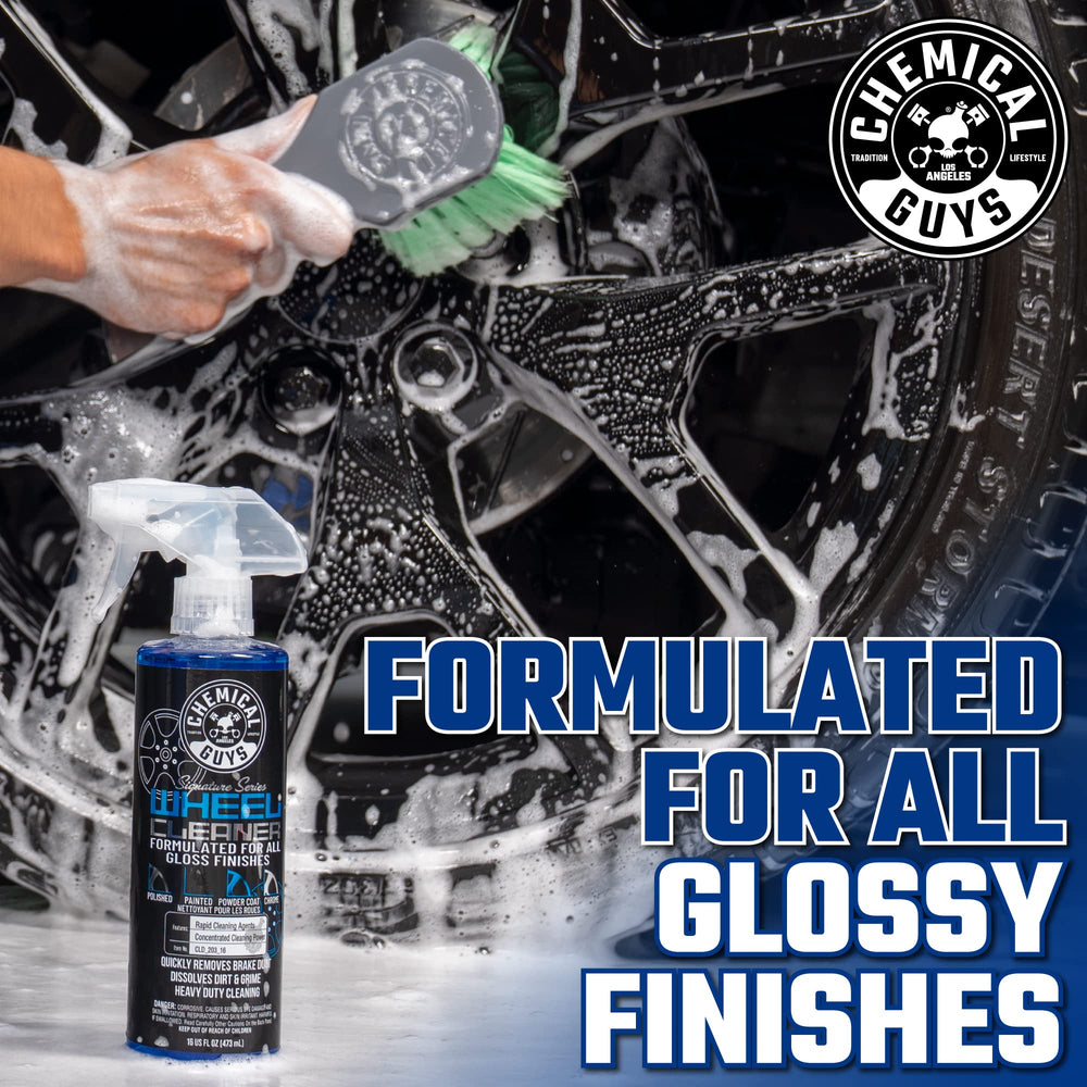 Chemical Guys wheel cleaner tackles brake dust and iron deposits from rims