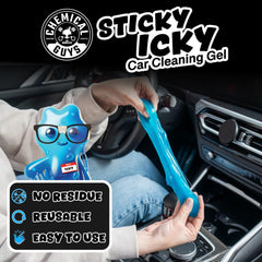 Chemical Guys Sticky Icky gel proves versatile for home and office cleanup.