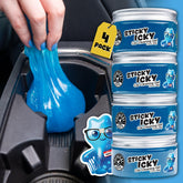 Chemical Guys Sticky Icky gel jar with green apple scent for quick interior cleaning