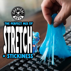 Chemical Guys Sticky Icky gel cleans keyboard dust between keys